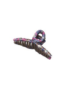 Argyle Luster Celabrina Hair Claw - Navy Blue