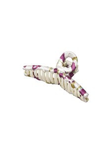 Wintaflora Luster Celabrina Hair Claw - Silver Birch White