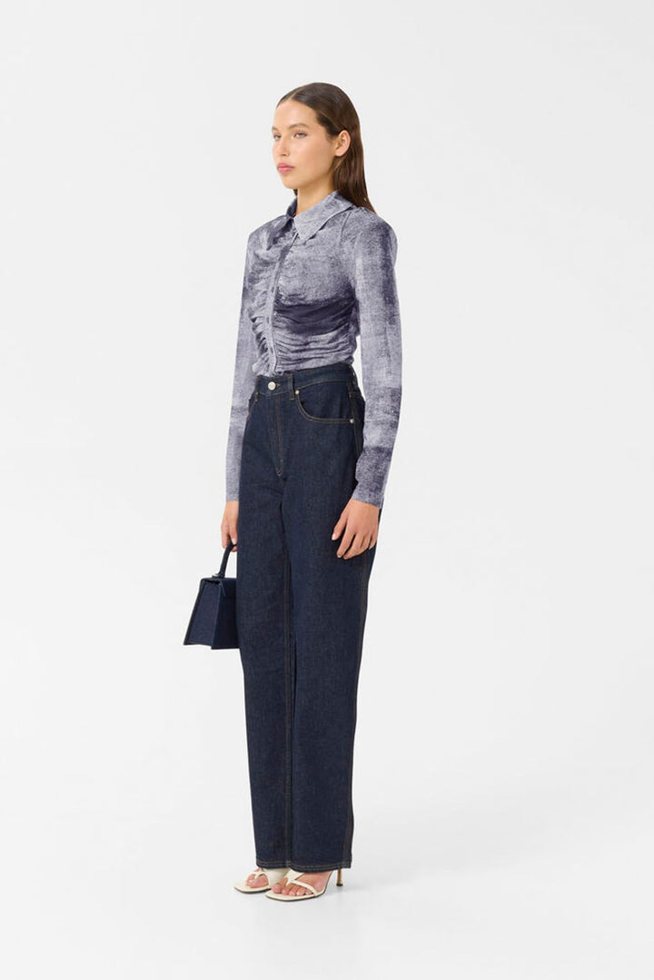 GZdeona P shirt - Black denim