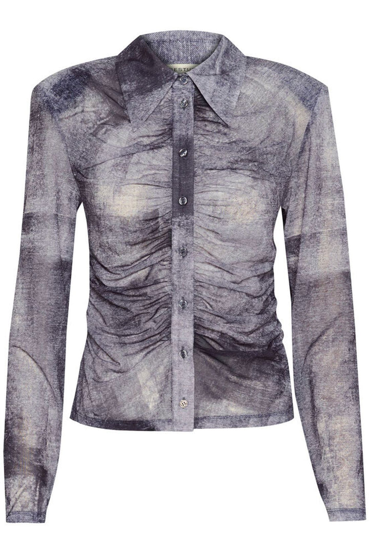 GZdeona P shirt - Black denim