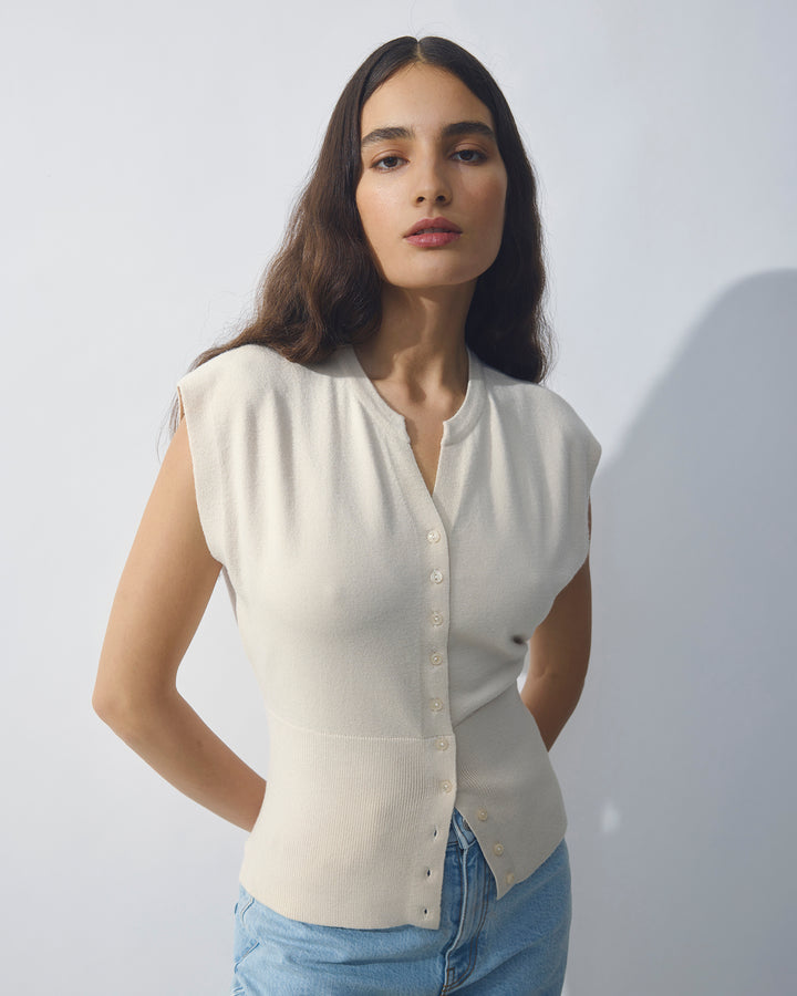 MSCHIsabis Vest - Oatmeal