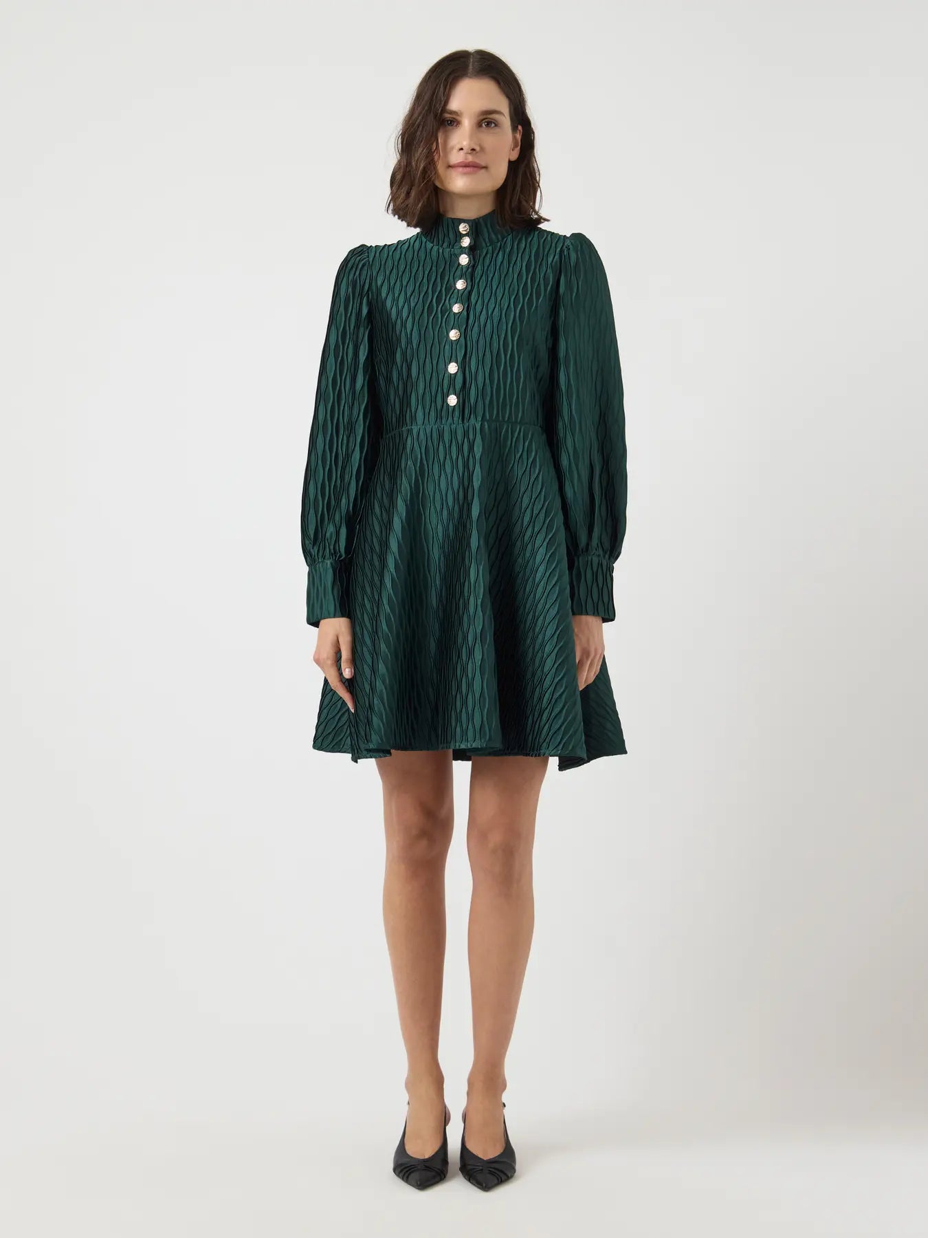 YASRipple Ls Dress S. Noos