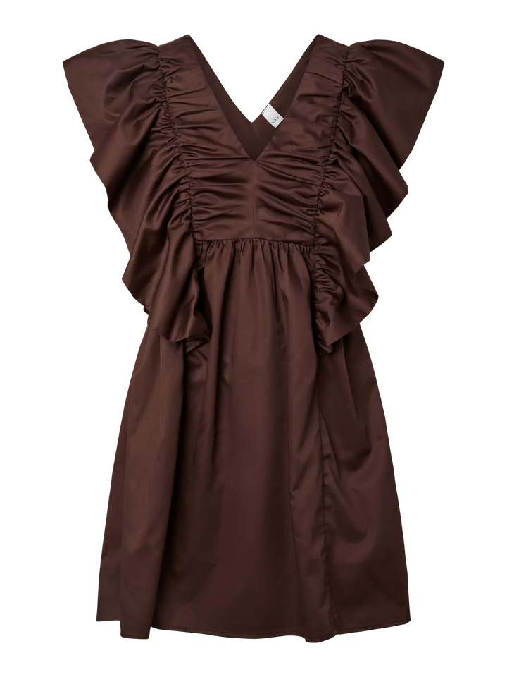 Yasmagly Sl Dress - Coffee Bean