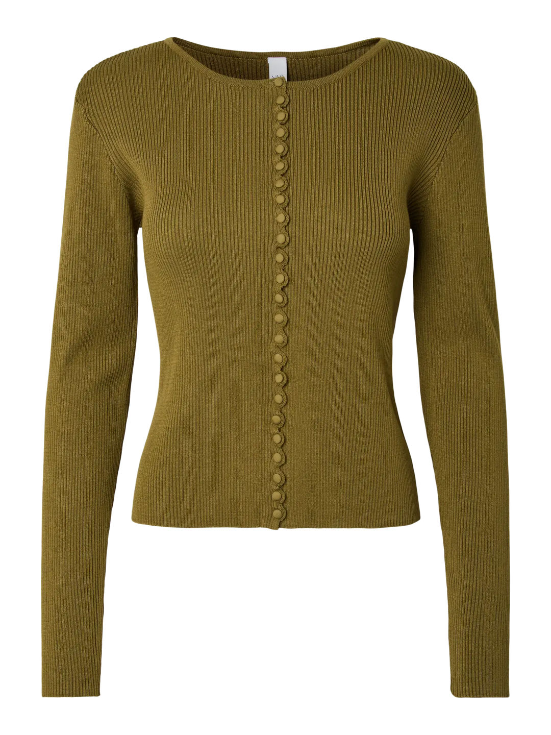 Yassiana Ls Knit Pullover S. - Fir Green