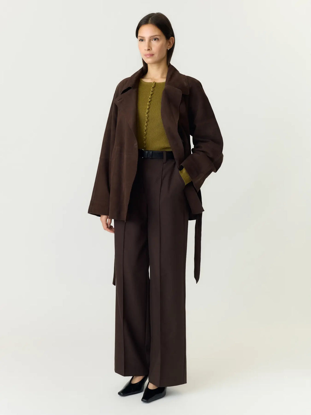 Yassiana Ls Knit Pullover S. - Fir Green