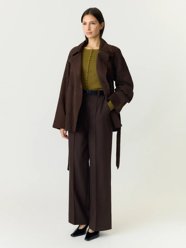 Yassiana Ls Knit Pullover S. - Fir Green