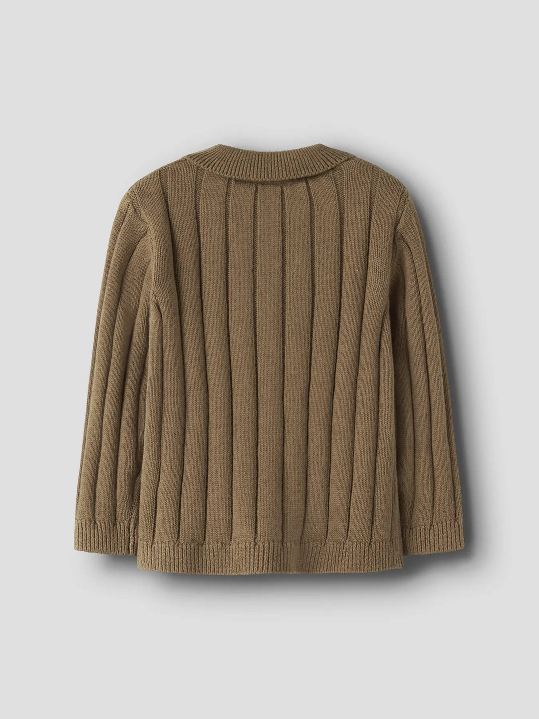 Nmmlomon Ls Loose Knit Polo Lil - Kangaroo