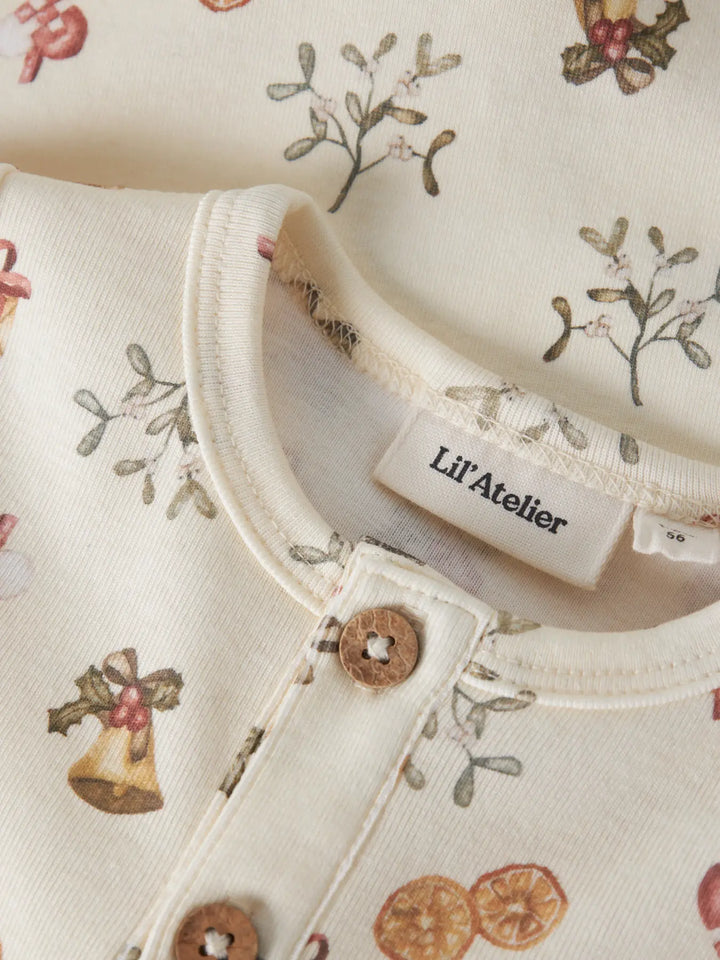 Nbnlayo Gip Ls Slim Suit Lil - Turtledove Old Christmas