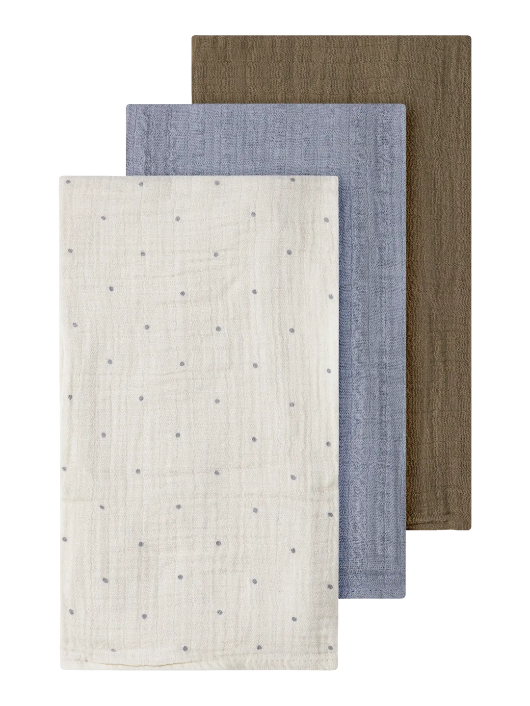 Nbnisleys 3Pack Nappies Lil Noos - Turtledove Sepia Tint/Sleet