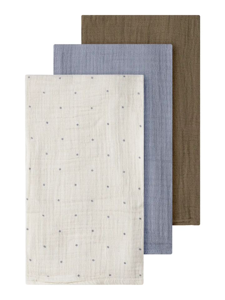 Nbnisleys 3Pack Nappies Lil Noos - Turtledove Sepia Tint/Sleet
