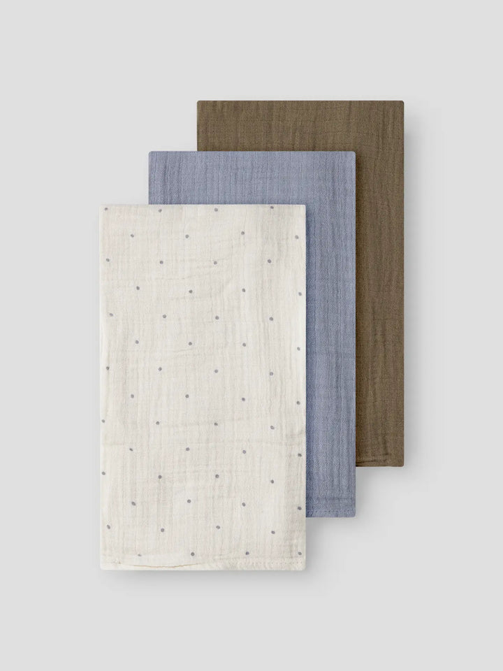 Nbnisleys 3Pack Nappies Lil Noos - Turtledove Sepia Tint/Sleet