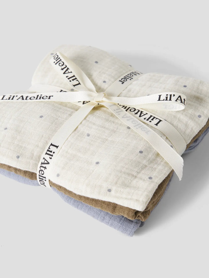Nbnisleys 3Pack Nappies Lil Noos - Turtledove Sepia Tint/Sleet