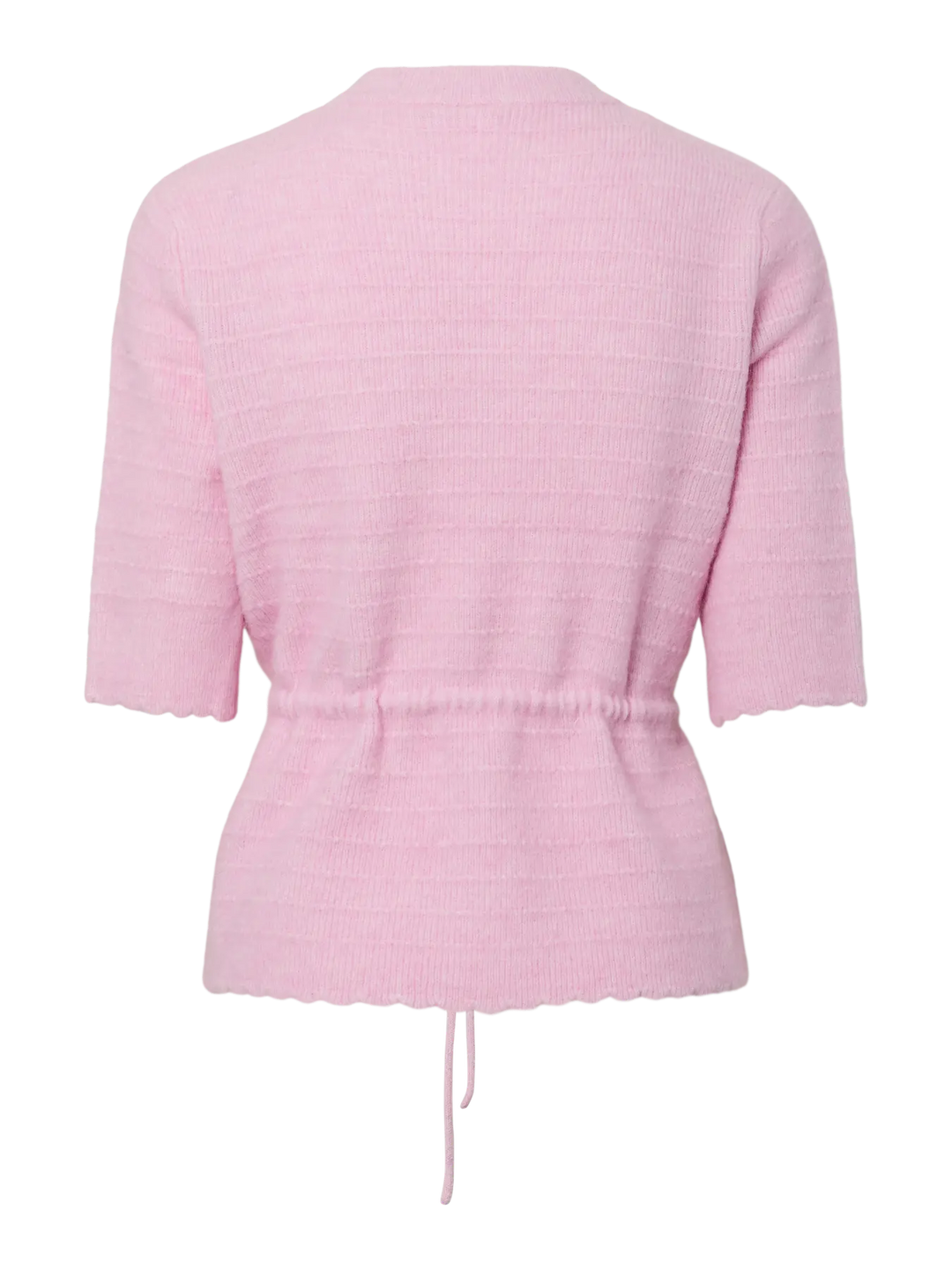 Yasthellis Ss Knit Pullover - Pink Lady