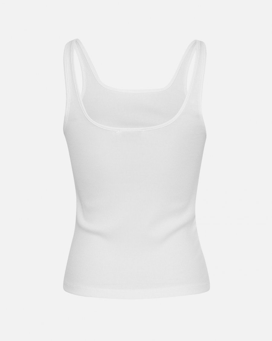 Betrina Rib SL Top - Bright White