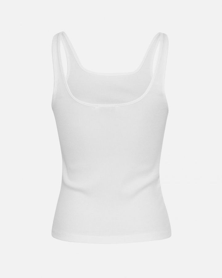 Betrina Rib SL Top - Bright White
