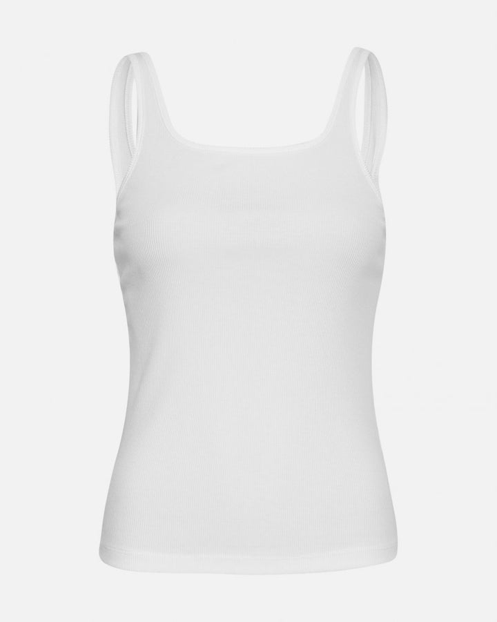 Betrina Rib SL Top - Bright White
