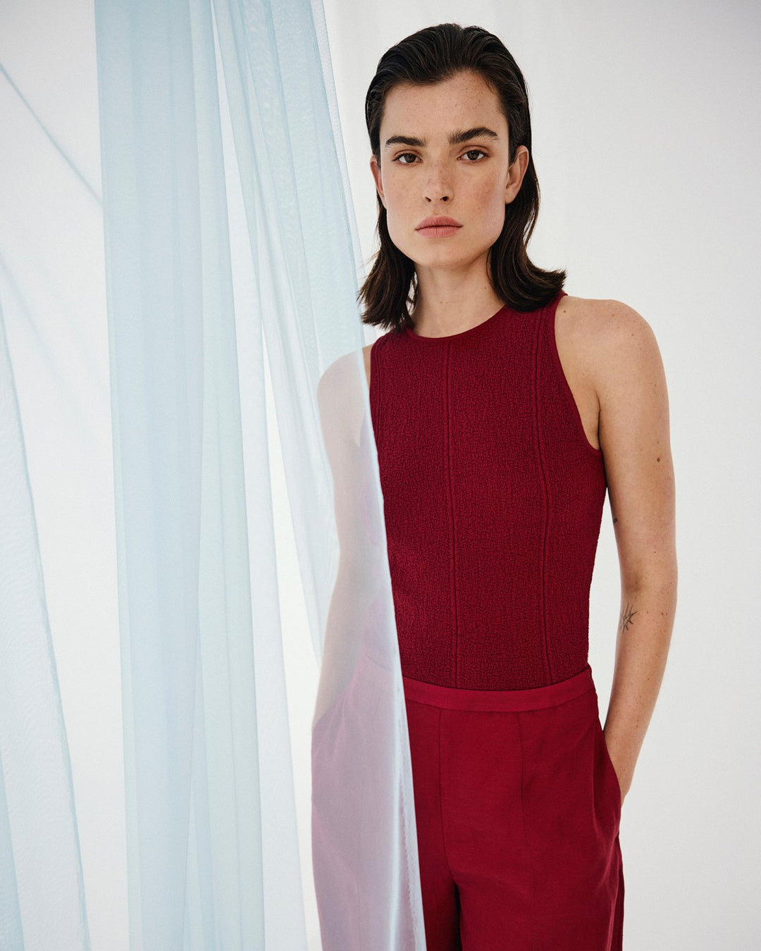 MSCHCharlitta SL Top - Rhubarb