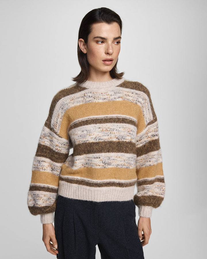 MSCHConstance Pullover STP - Oatmeal Sla Blk