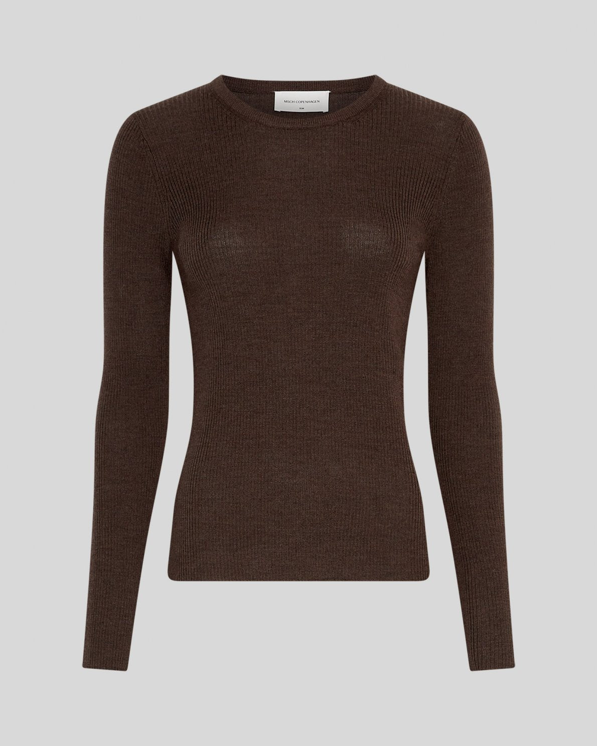 MSCHCriselle Avalina Rib Pullover - Hot Fudge Mel
