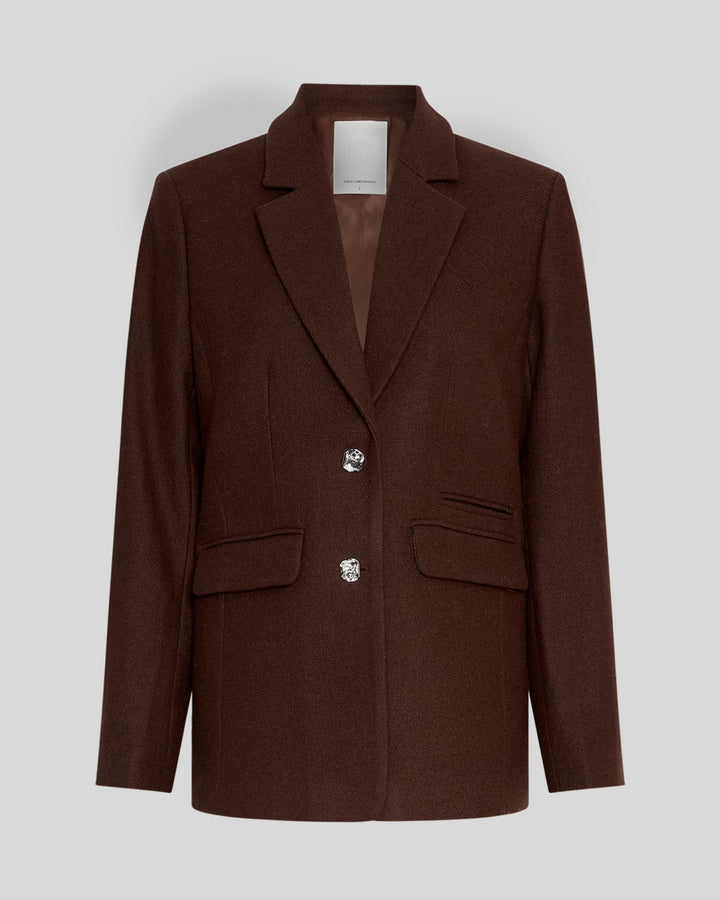 MSCHElliot Loose Blazer - Hot Fudge
