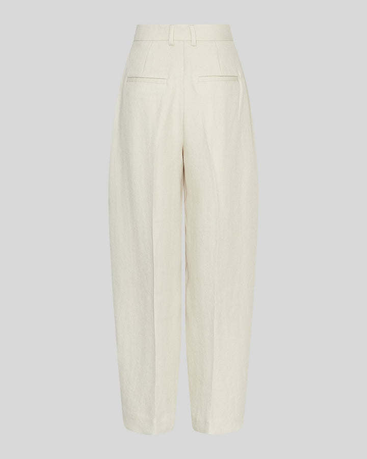 MSCHEsteriane HW Pants - Oatmeal Melange