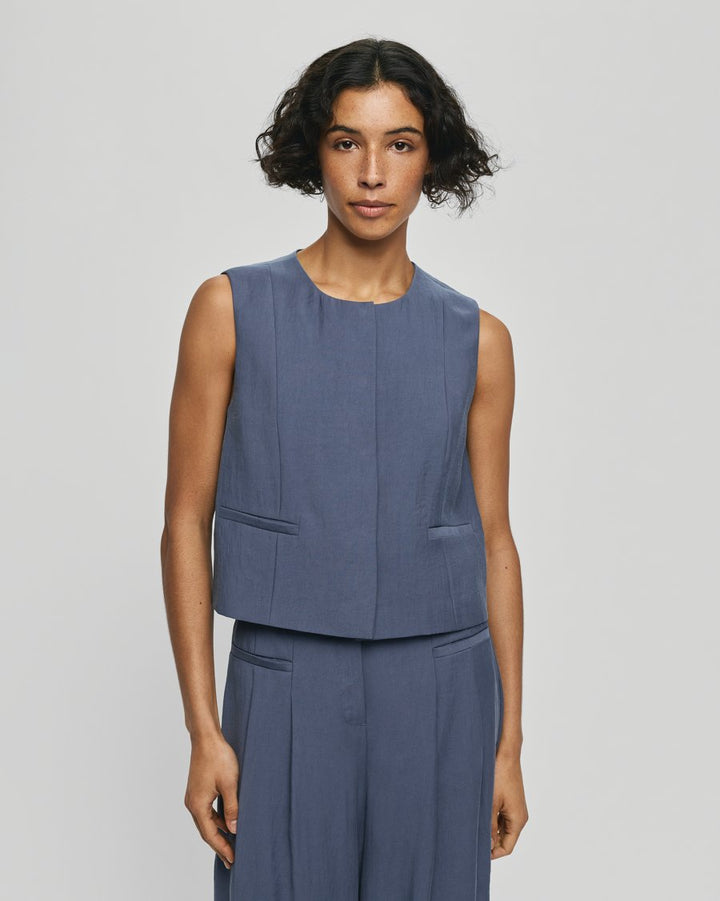 MSCHFrode Waistcoat - Vintage Indigo