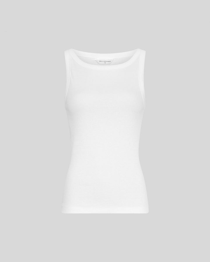 MSCHGubbe Rasmia SL Top - Bright White
