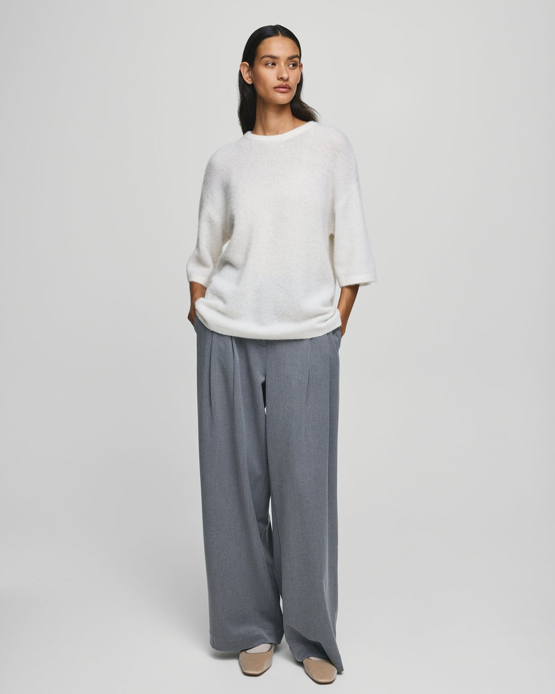 MSCHKellsey Alegria 2/4 Pullover  - Egret