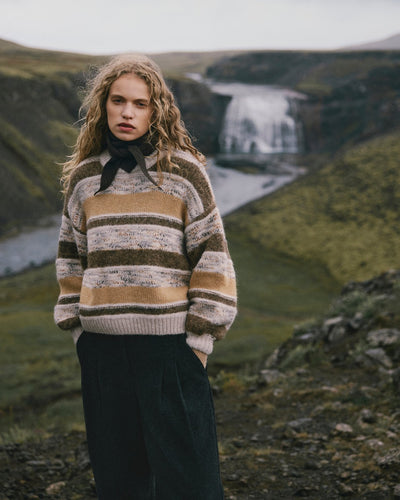 MSCHConstance Pullover STP - Oatmeal Sla Blk