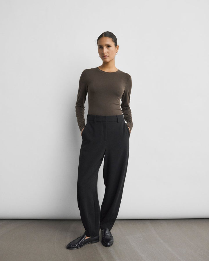 Mschmacy Michelle Hw Barrel Pants - Black