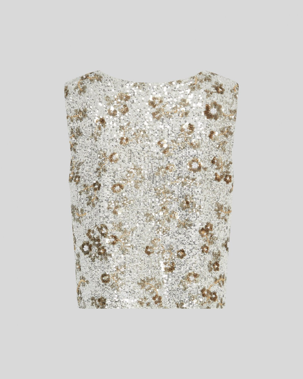 MSCHMagnolia SL Top EMB - Silver T Coco