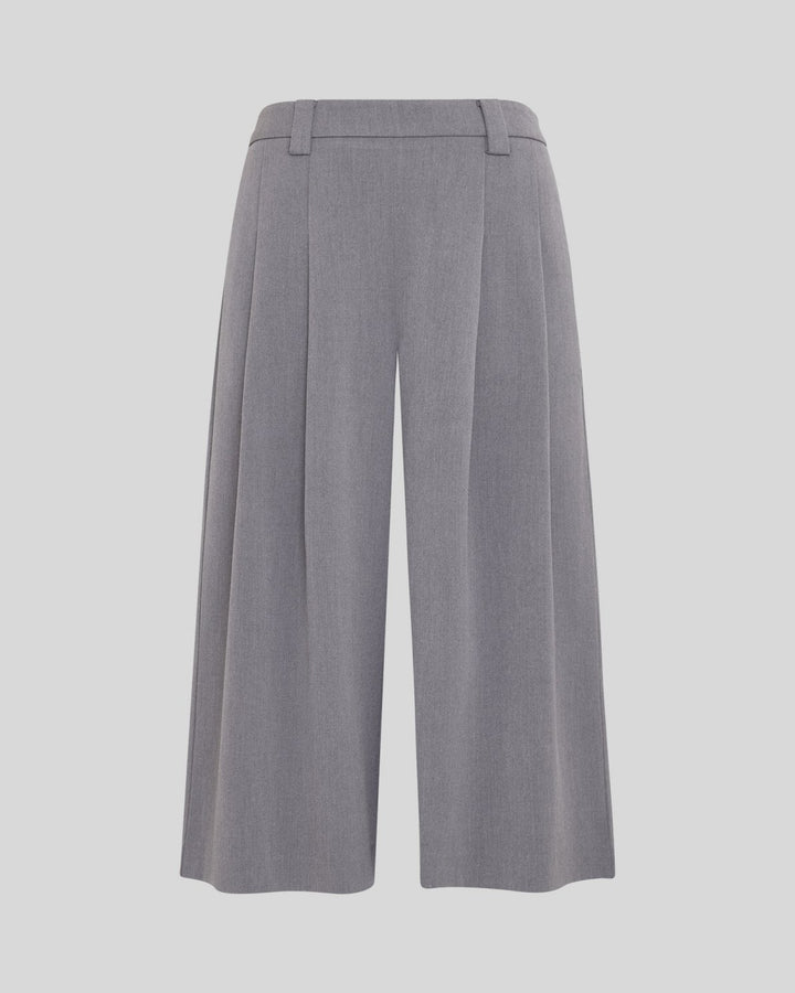 MSCHMaryla Henrika HW Culotte Pants - Grey Melange