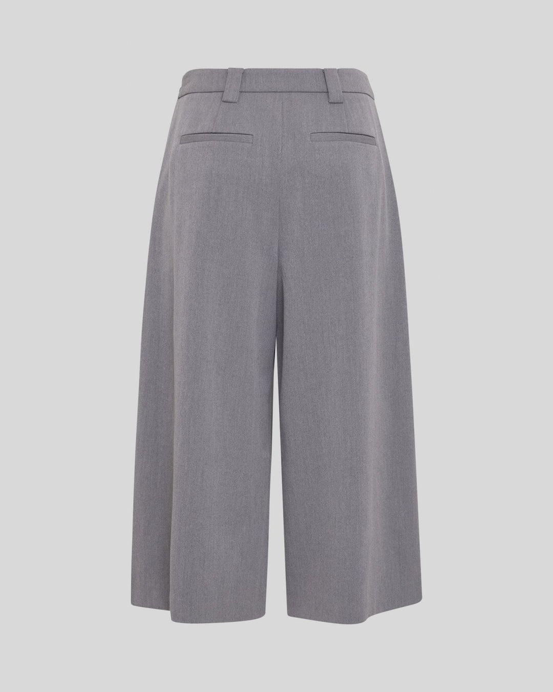 MSCHMaryla Henrika HW Culotte Pants - Grey Melange