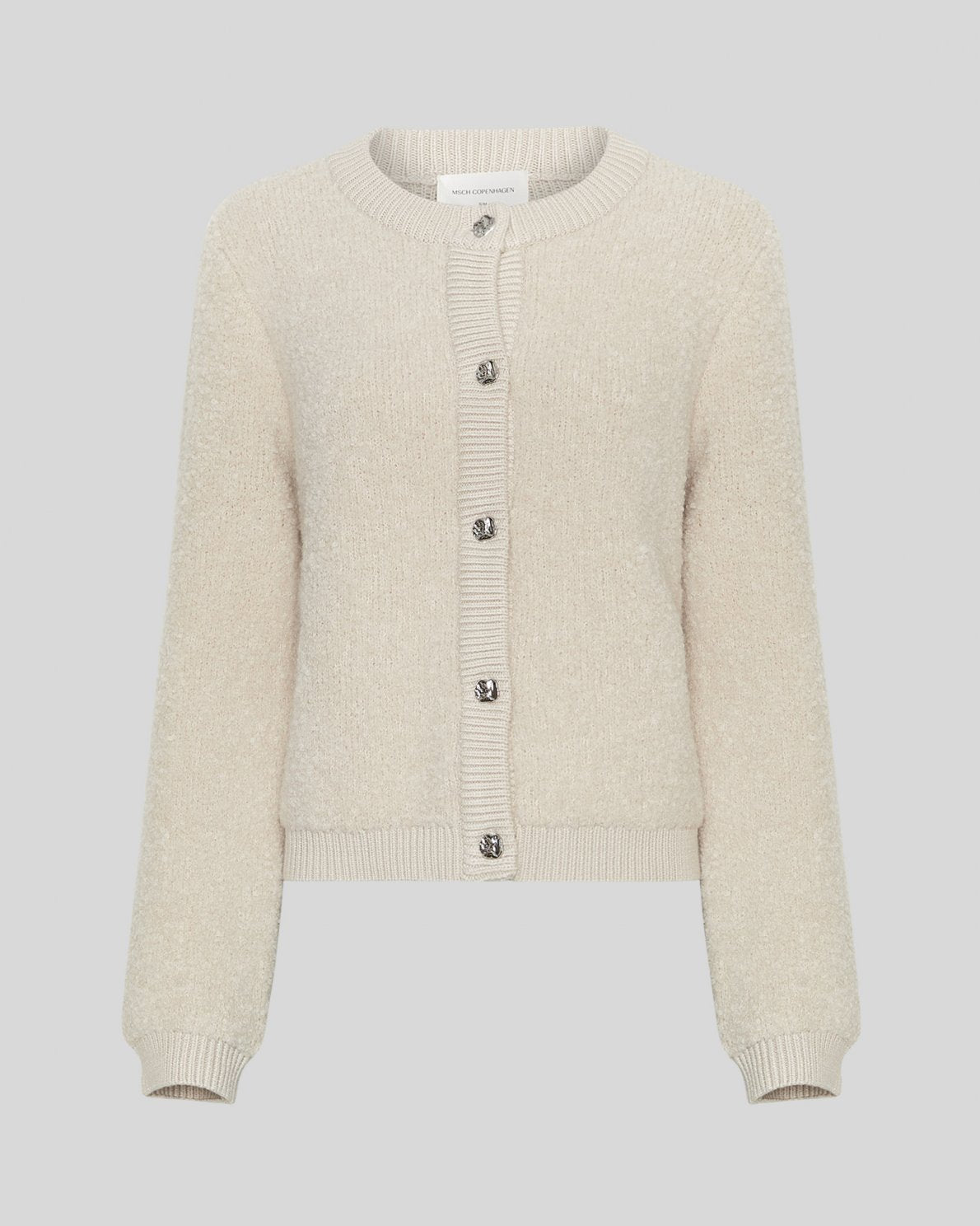 MSCHNerida Knit Jacket - Oatmeal