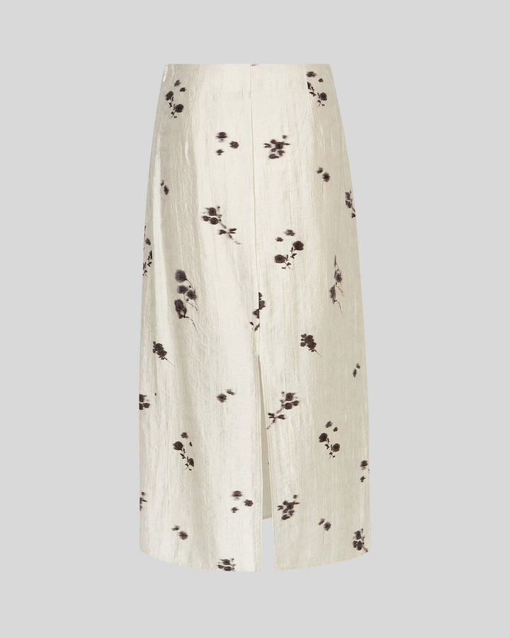 MSCHRianne Skirt AOP - Oatmeal Flower