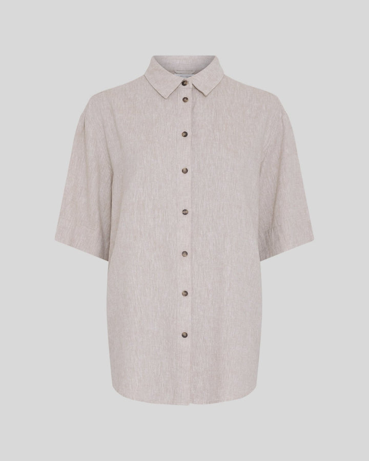 MSCHViana Ginia 3/4 Shirt - Sand Melange