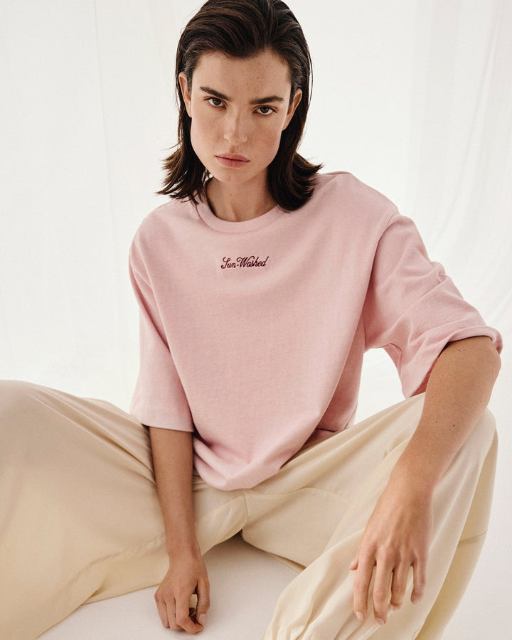 MSCHZalle Tee EMB - Lotus