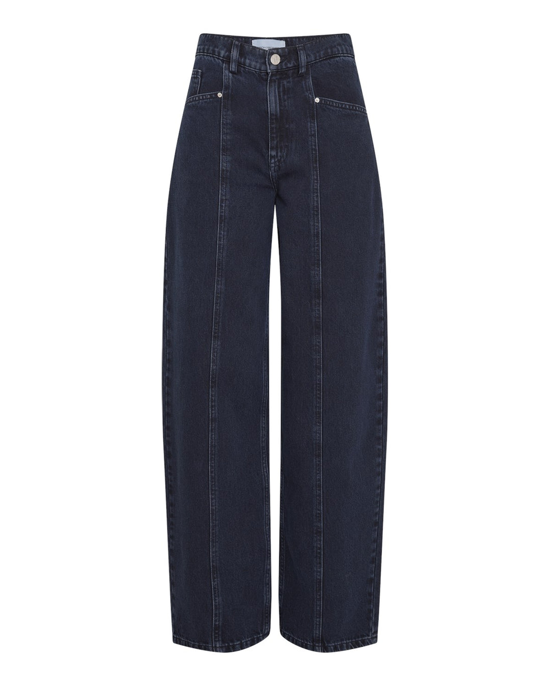 MSCHUtta Evi HW Tapered Jeans - Blue Black Wash