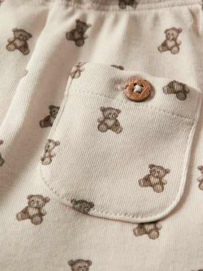 Nbngayo Eli Reg Pant Lil Noos - Turtledove Teddybear