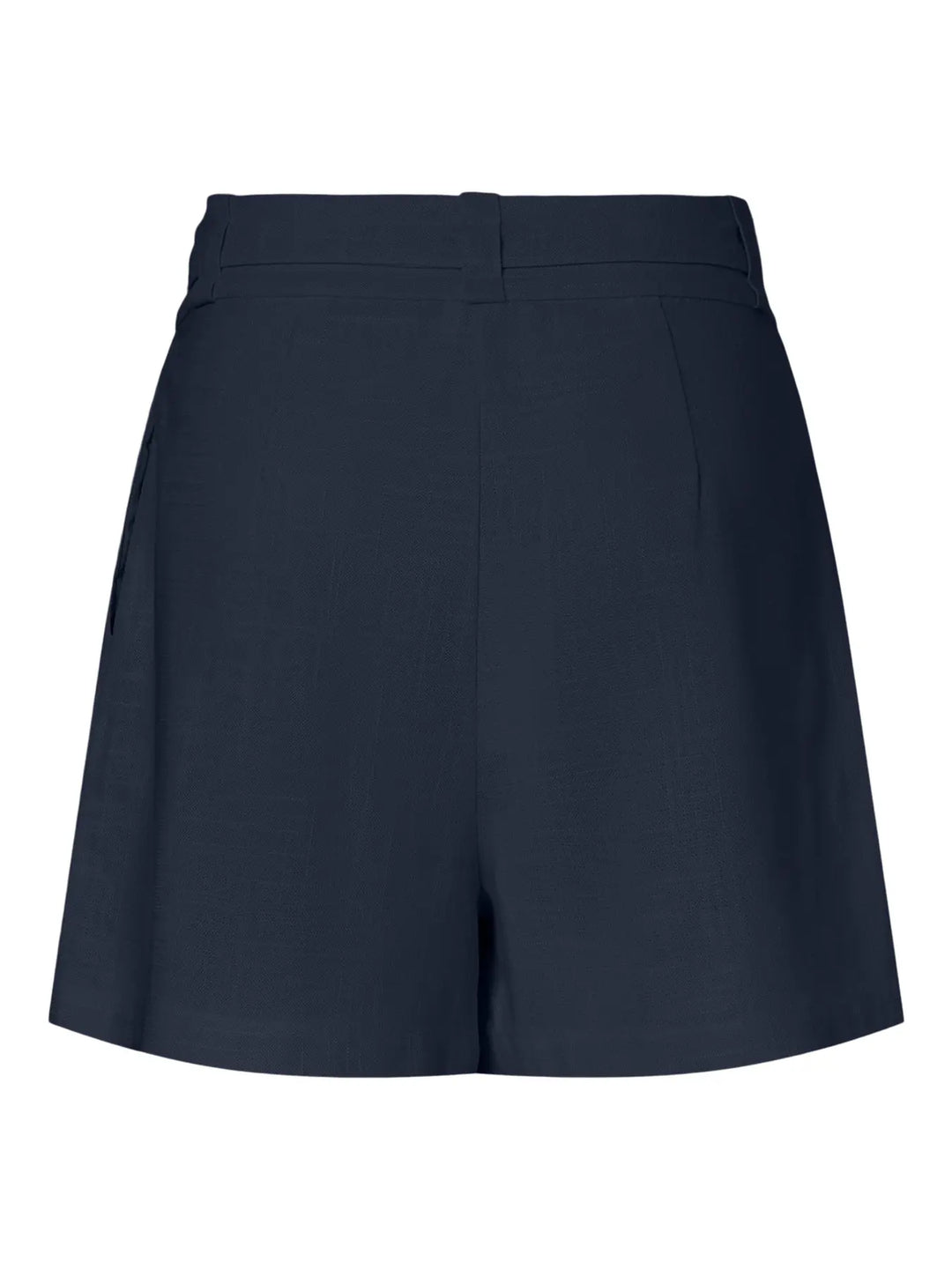 Yasagana Hw Linen Blend Mini Shorts S. - Navy Blazer