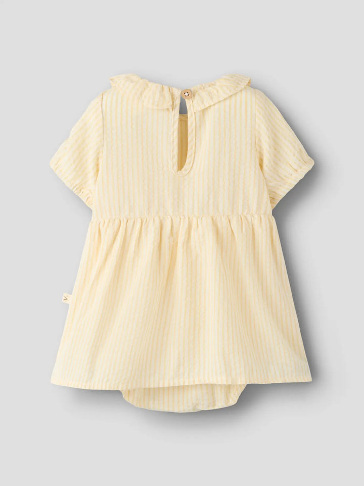 Nbffolly Ss Body Dress Lil - Coconut Milk Sahara Sun