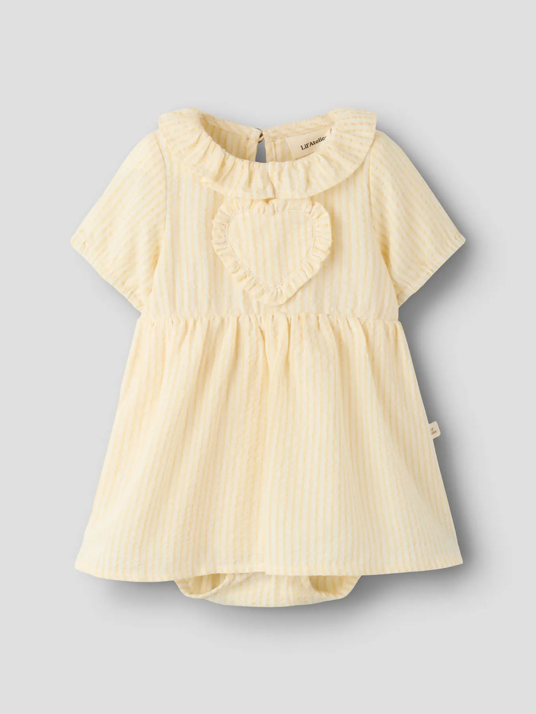 Nbffolly Ss Body Dress Lil - Coconut Milk Sahara Sun