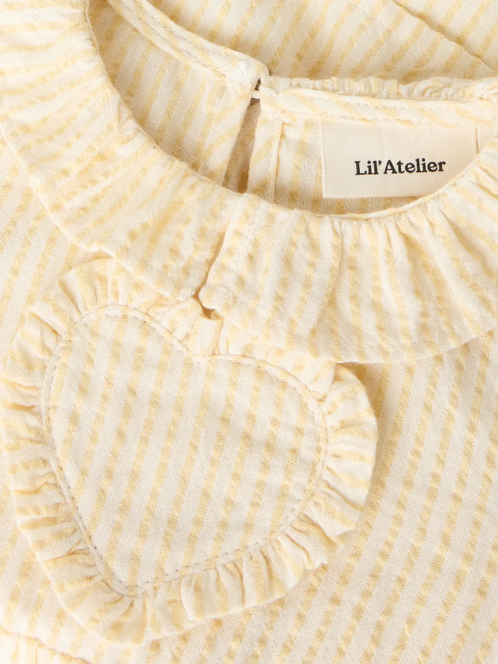 Nbffolly Ss Body Dress Lil - Coconut Milk Sahara Sun