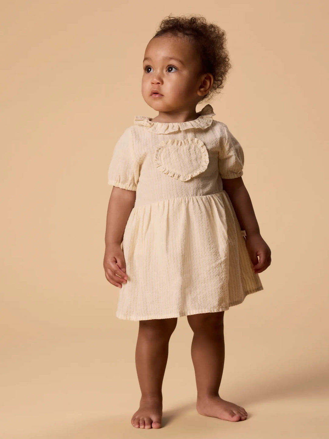 Nbffolly Ss Body Dress Lil - Coconut Milk Sahara Sun