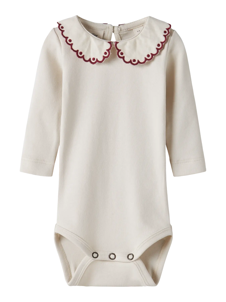 Nbffundo Lia Ls Slim Body Lil - Turtledove Biking Red