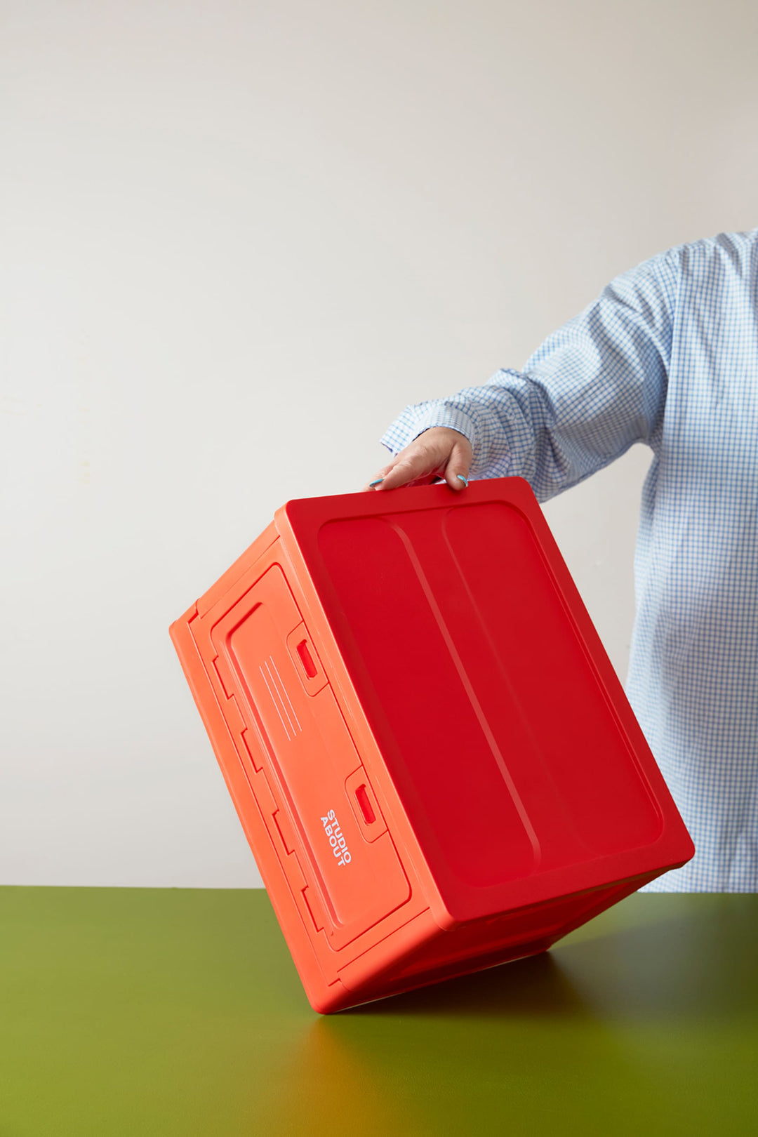Box, Large, Red