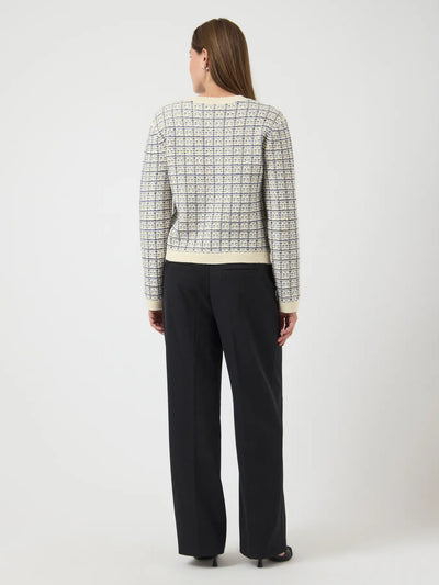 YASLivia Ls Short Knit Cardigan Noos