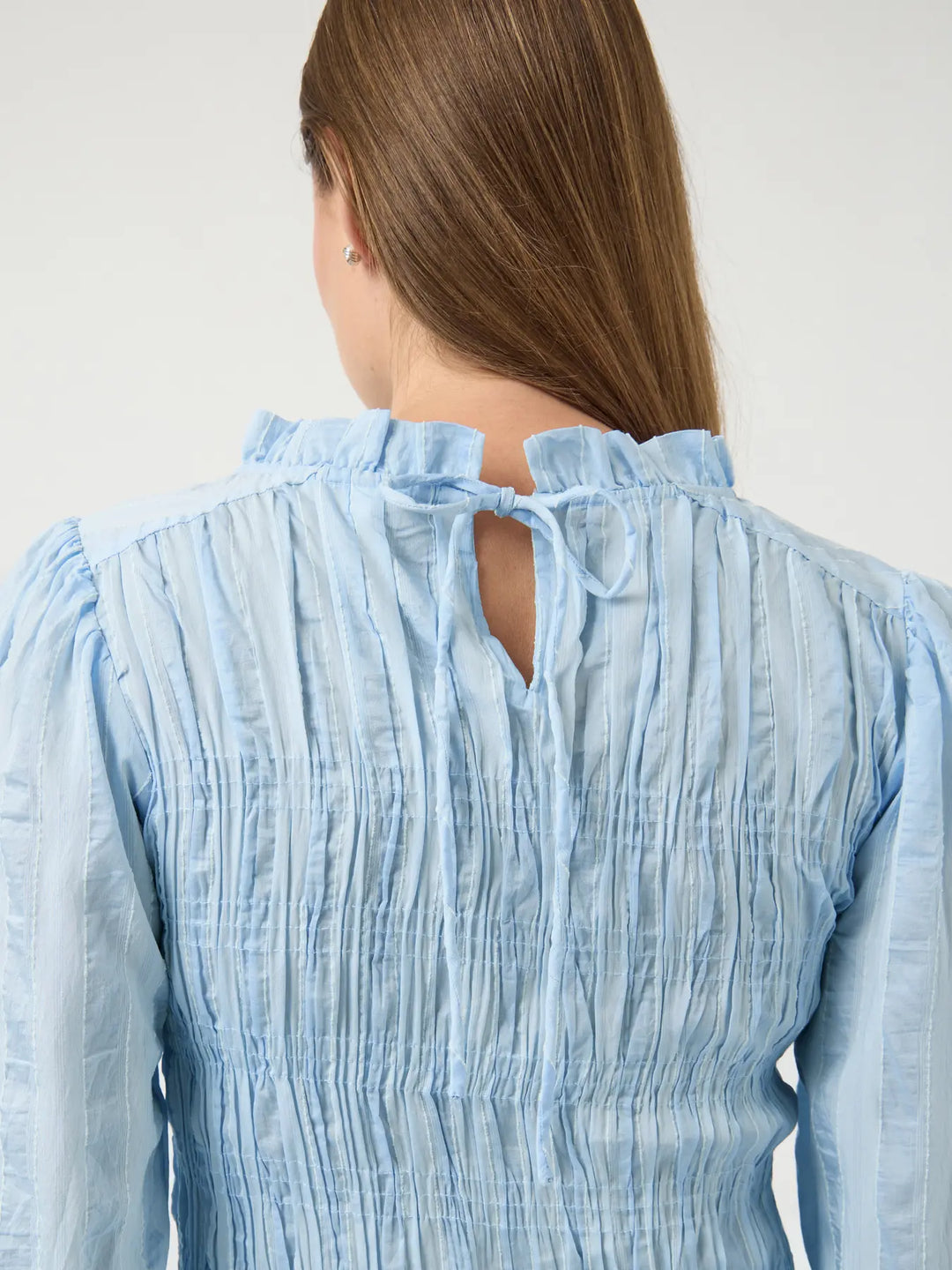 Yasrava Ls Smock Top S. - Skyway Star White
