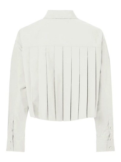 Yastamo Ls Tie Shirt S. - Star White