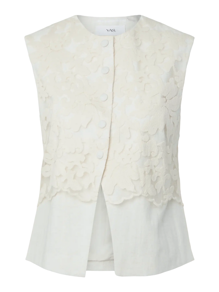 Yastama Waistcoat - Pristine Melange